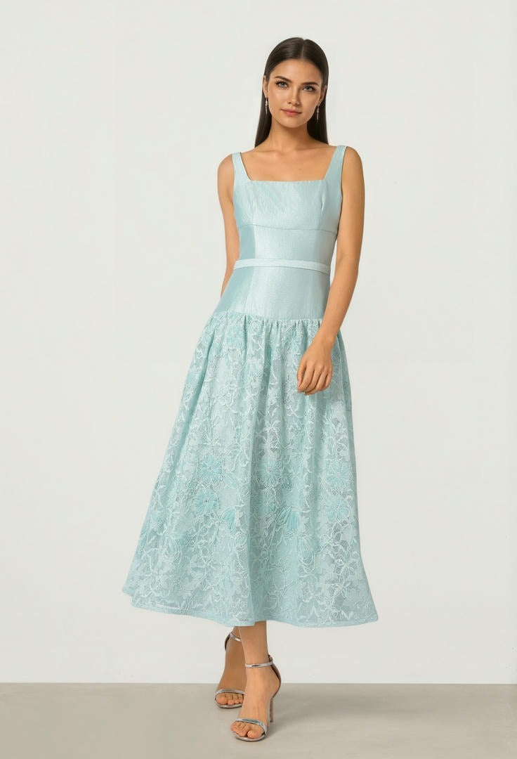 Embellished Lace Dress