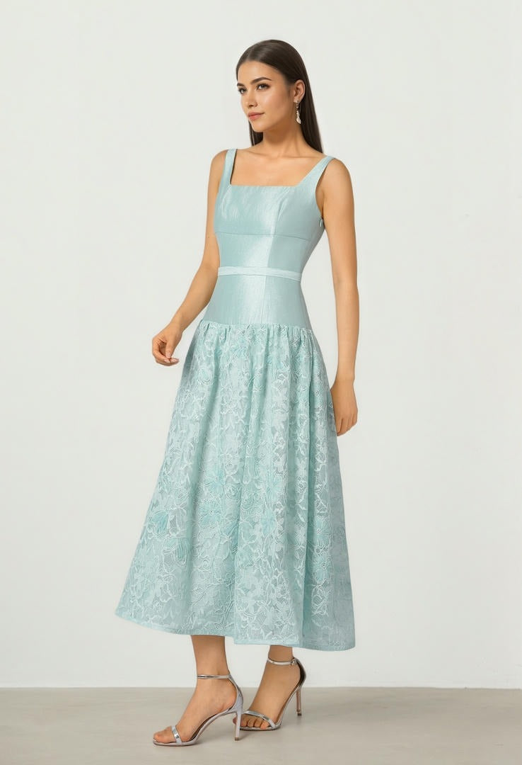 Embellished Lace Dress