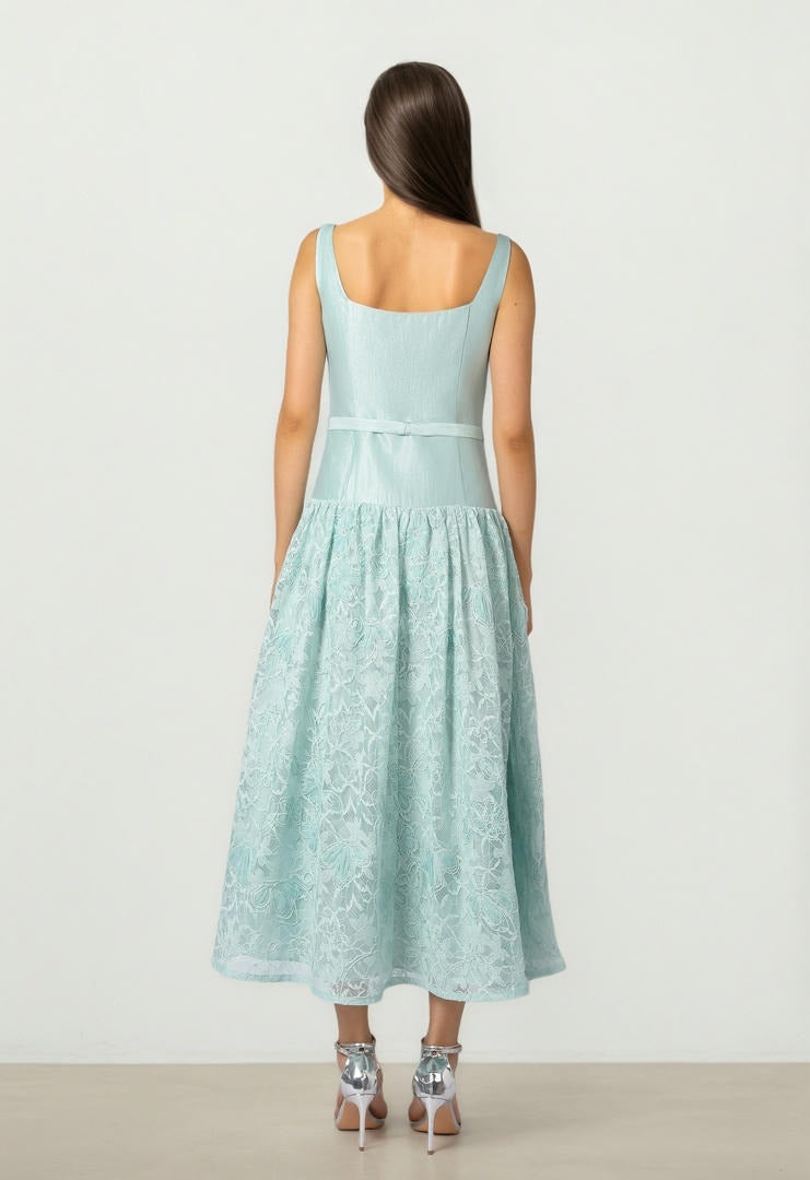 Embellished Lace Dress