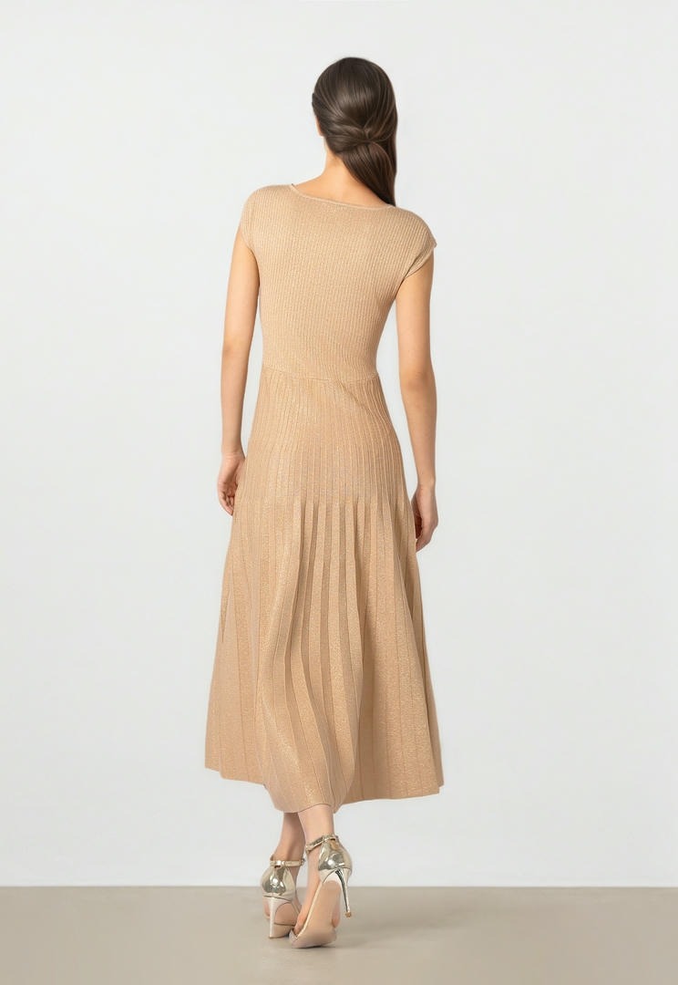 Gold Knit Dress