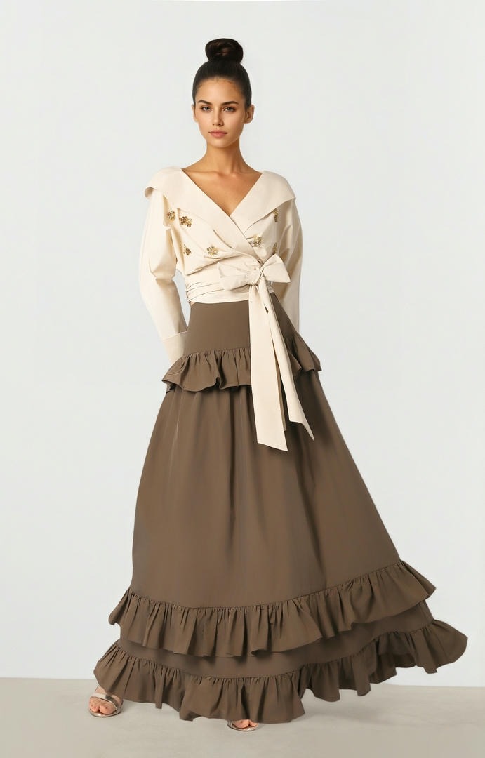 Tiered Ruffle Skirt