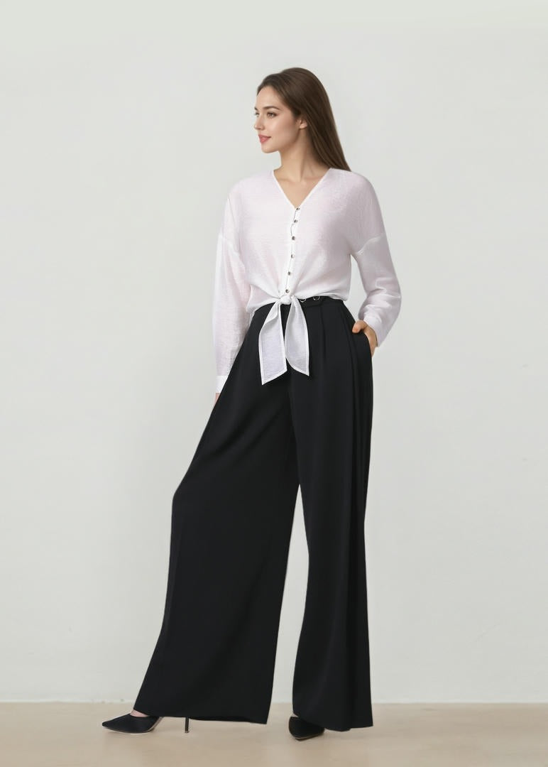 Shirt with knot details