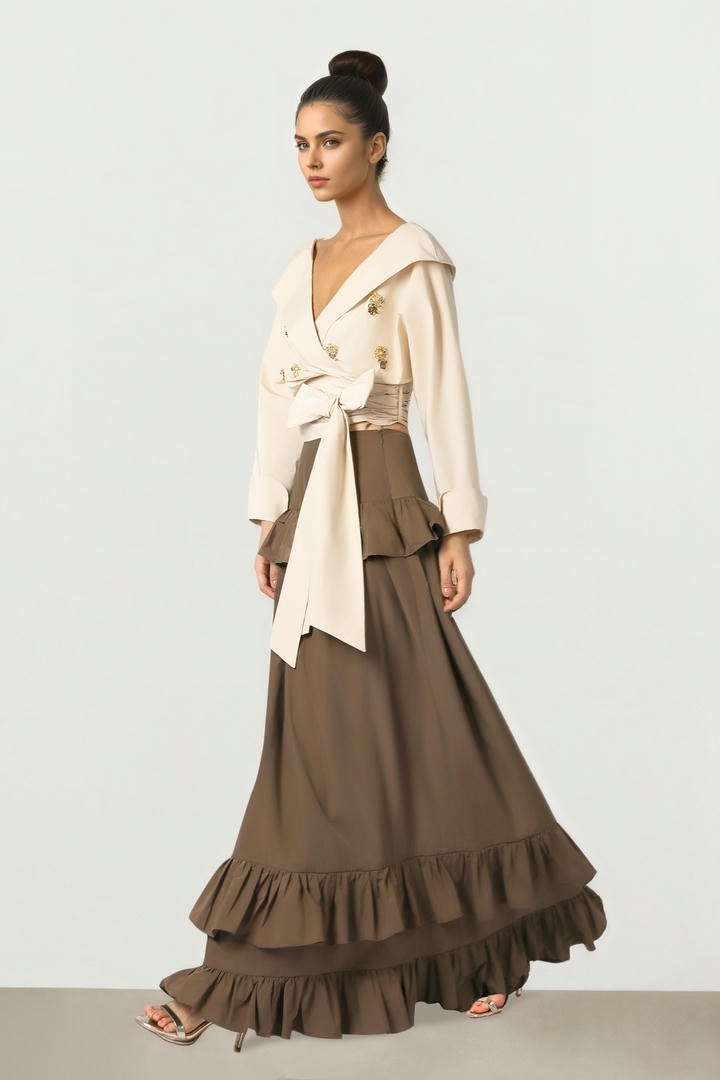 Tiered Ruffle Skirt