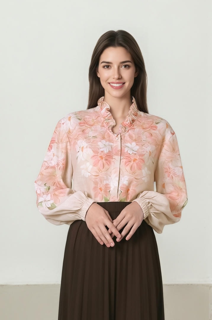 Elegance Blush Blossom Top