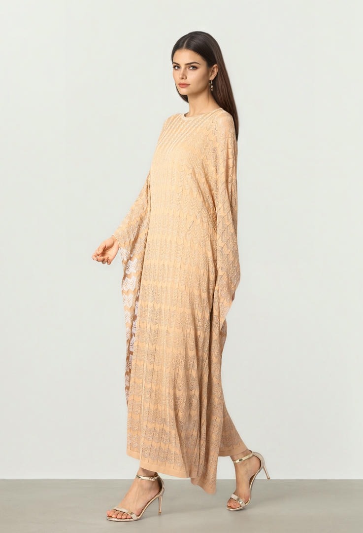 Golden Knit Kaftan