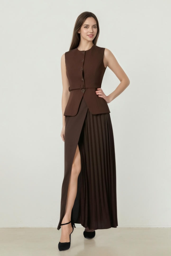 Wrap Flowy Skirt