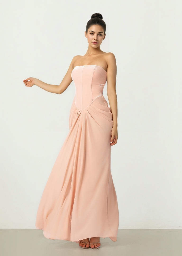 Pastel Pink Maxi Dress