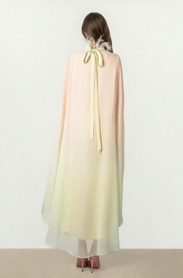 Chiffon Dress with Floral Print