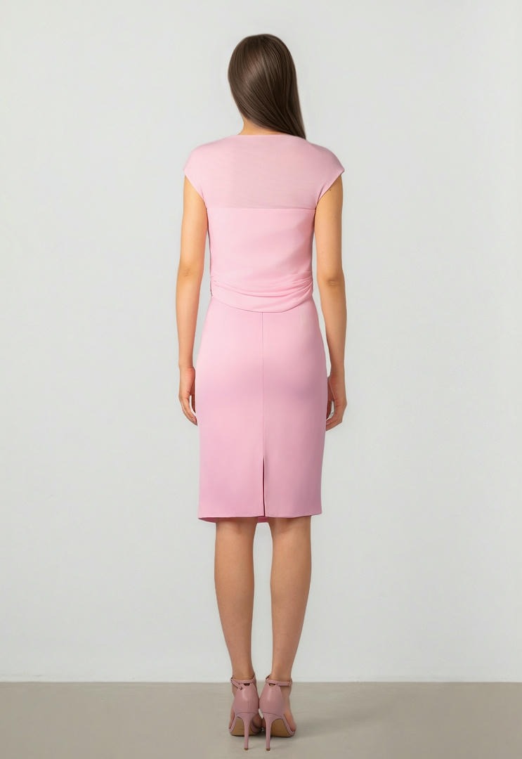 Pink Satin Skirt