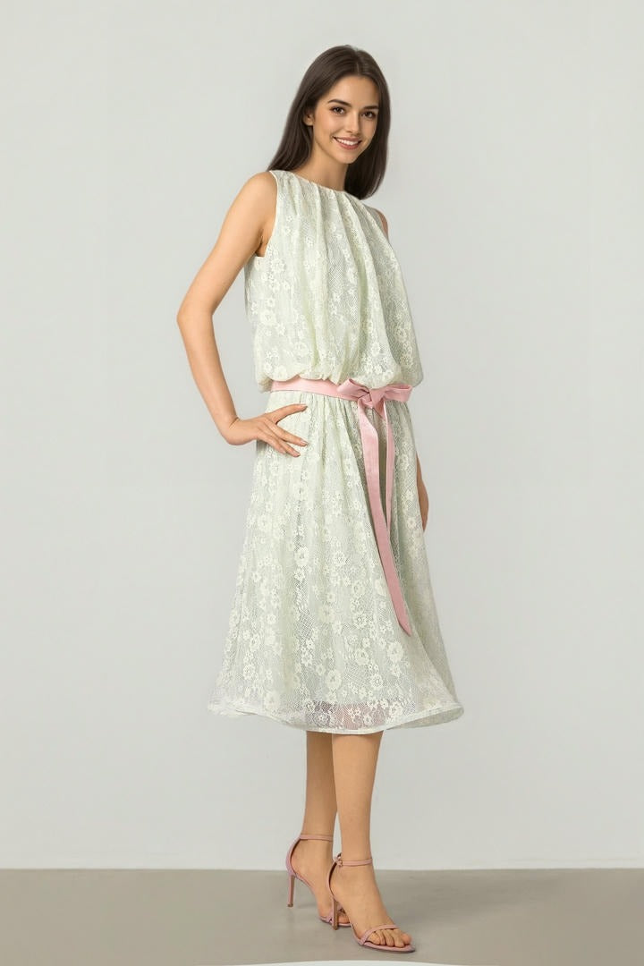 Light Green Lace Dress