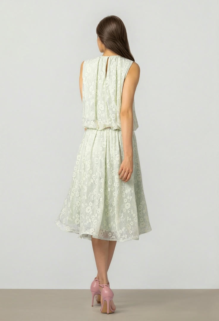 Light Green Lace Dress