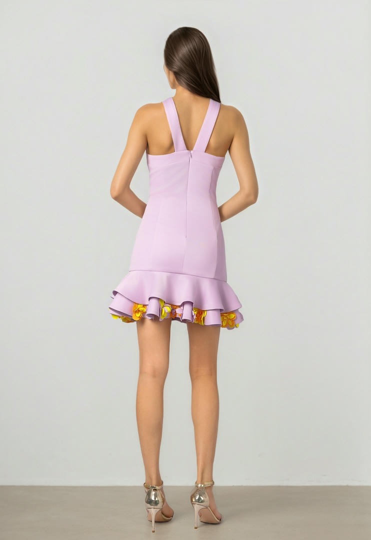 Lilac Neoprene Dress