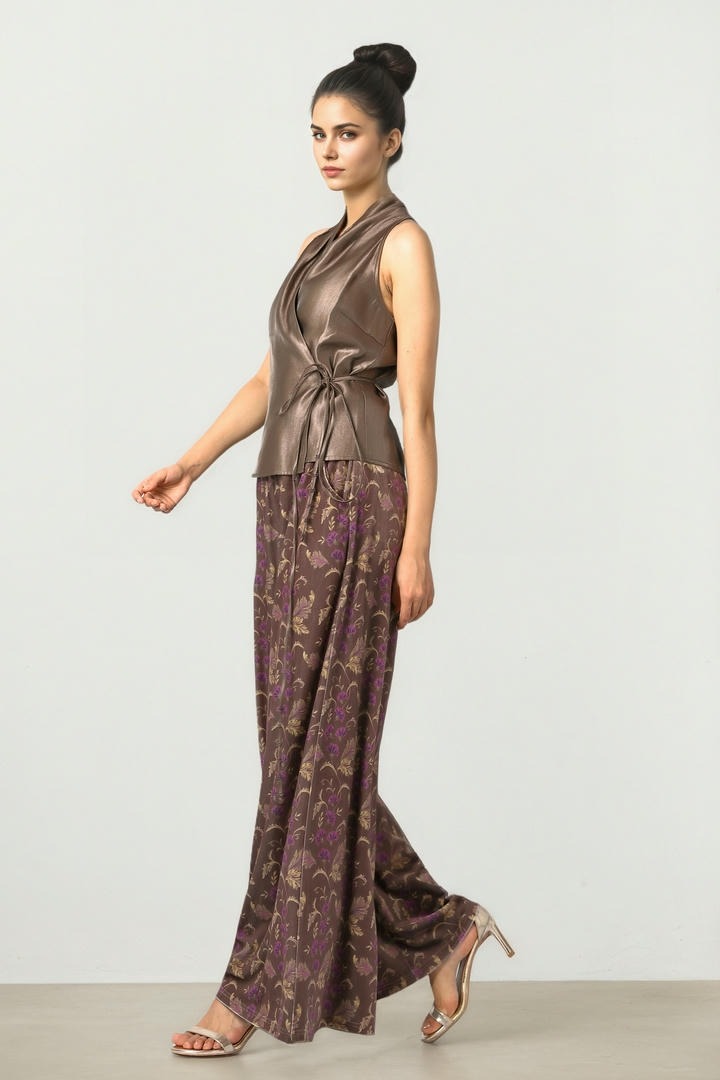 Velvet Palazzo Pants