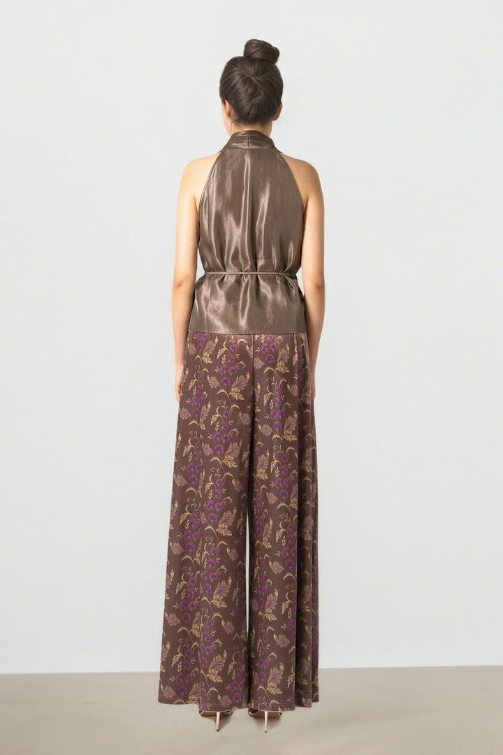 Velvet Palazzo Pants