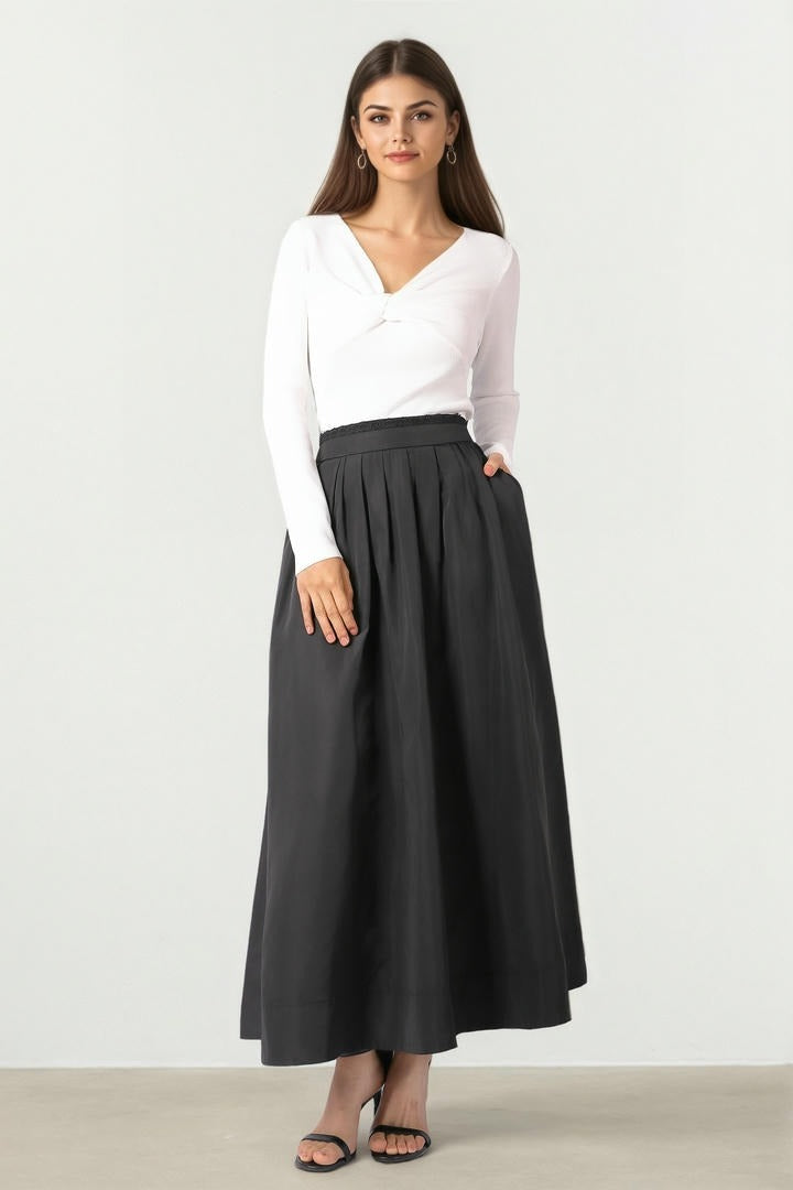OFF WHITE TWIST DETAIL TOP