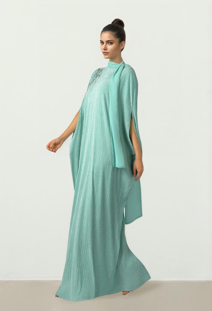 Velvet Embellished Kaftan