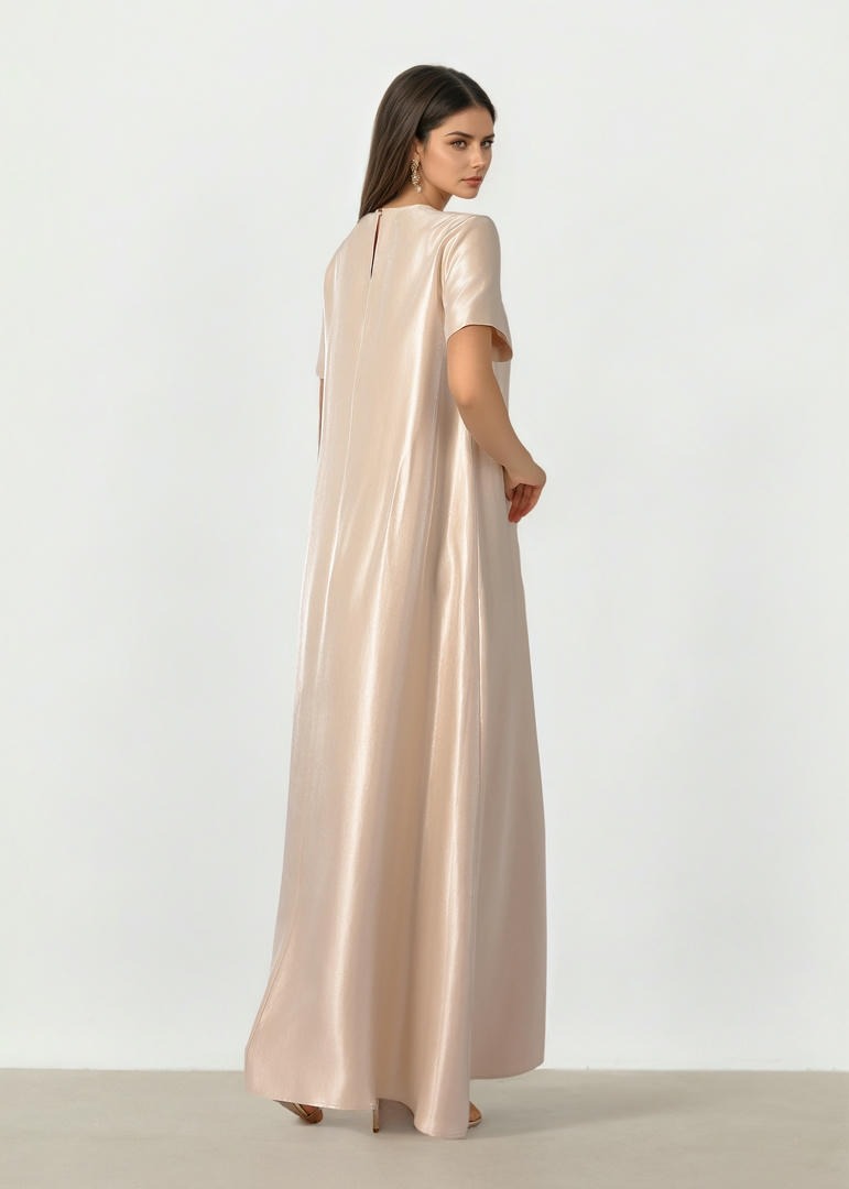 Embellished Taffeta Dress