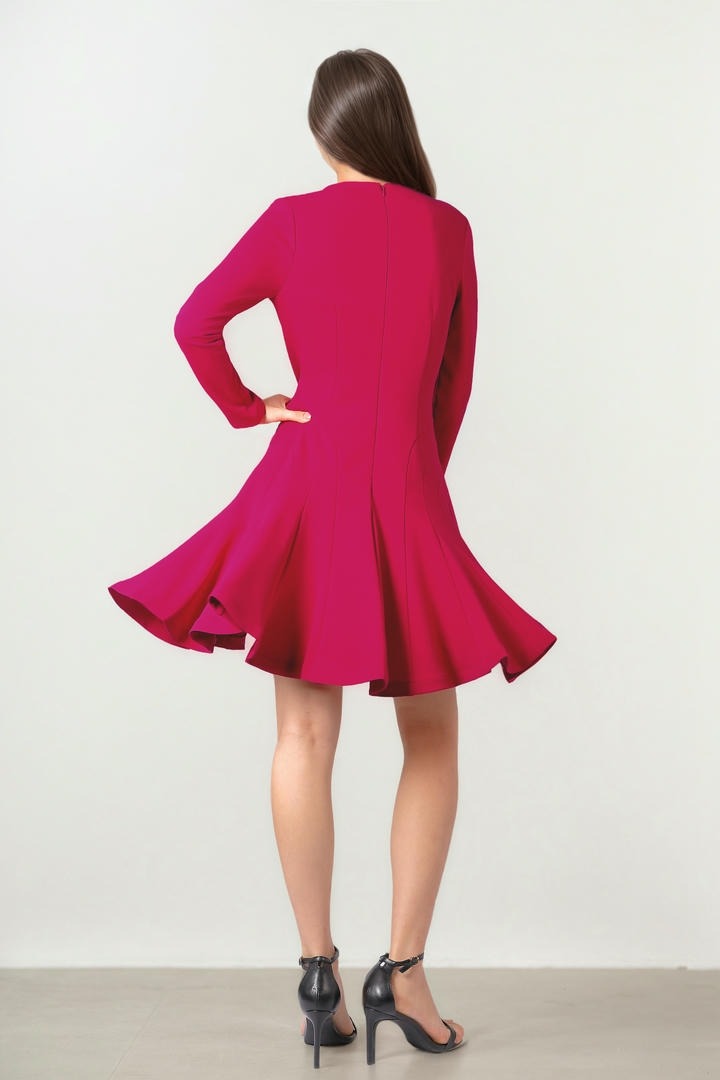KNEE LENGTH JERSEY DRESS