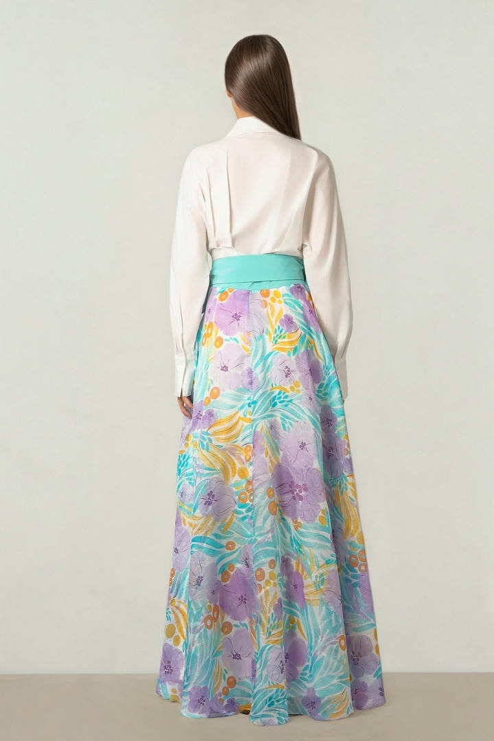 Floral Jacquard Dress