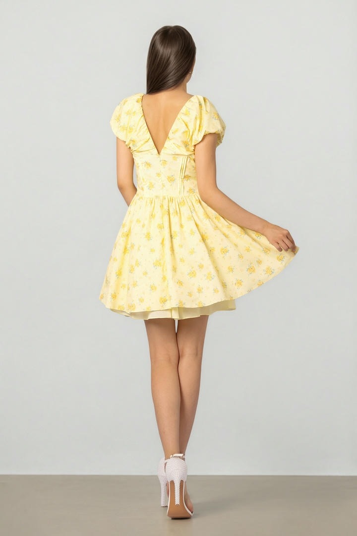 Printed Mini Dress