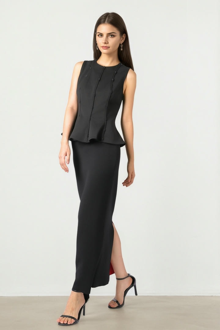 Rounded Neck Top