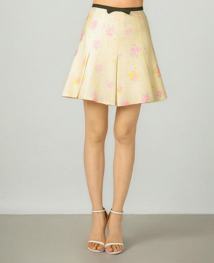 Printed Jacquard Skirt