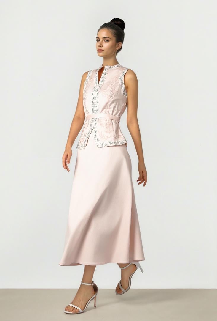Convertible Twill Dress