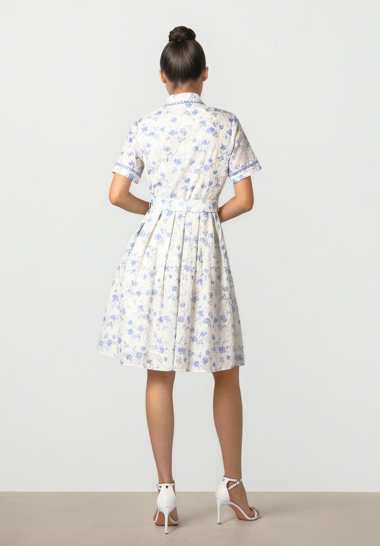 Embellished Jacquard Dress