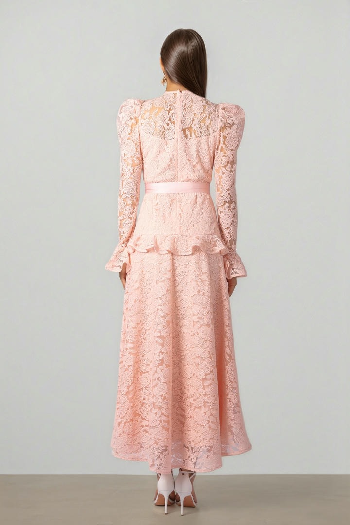 Pink Lace Dress