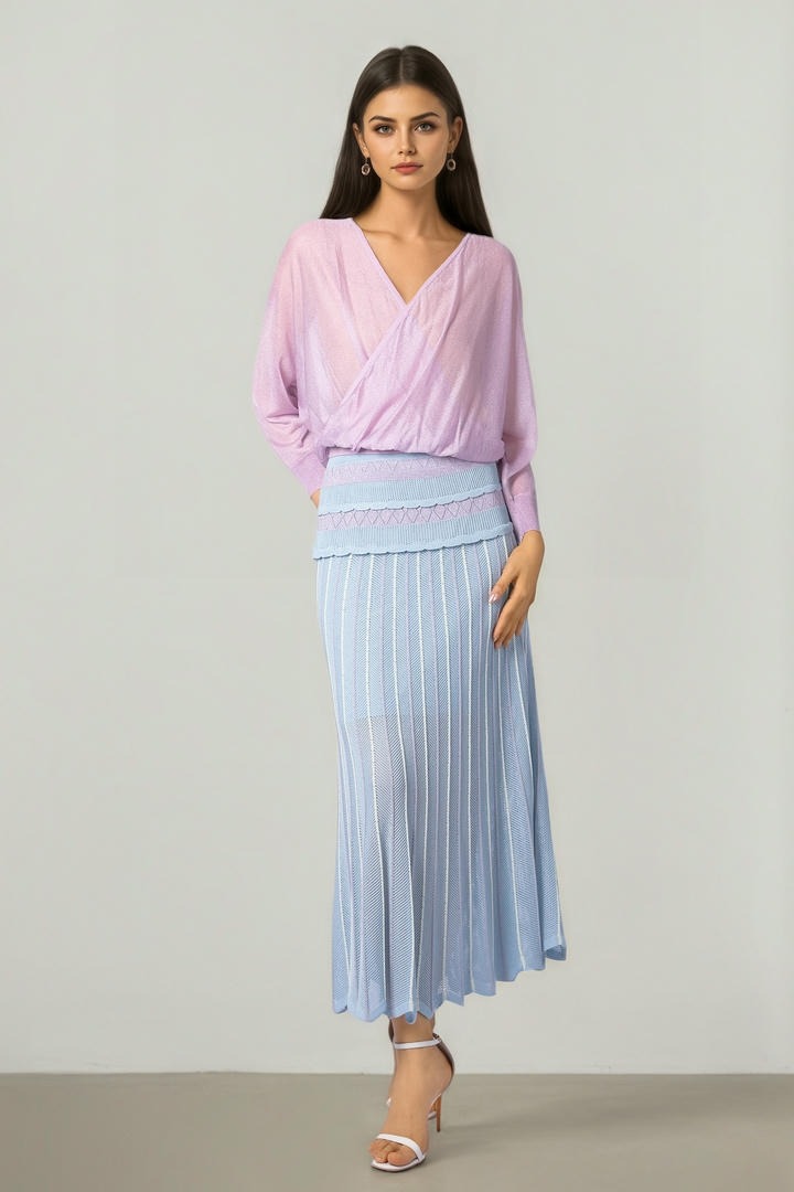 Lilac Knit Top