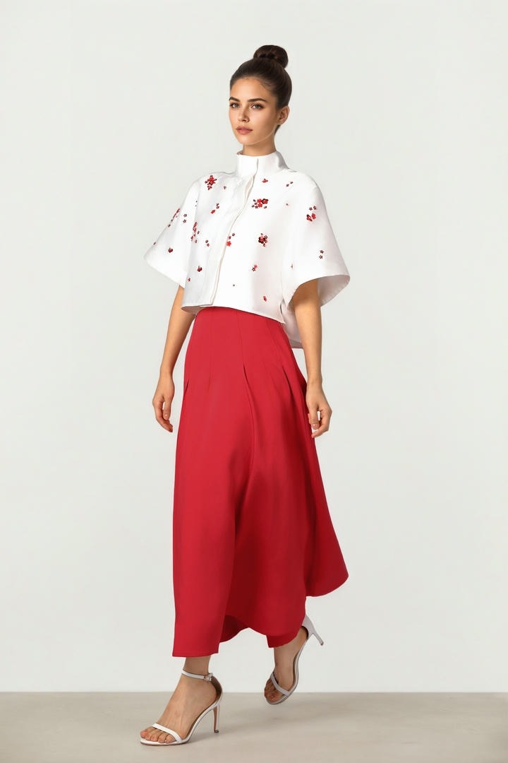 Scarlet Midi Skirt