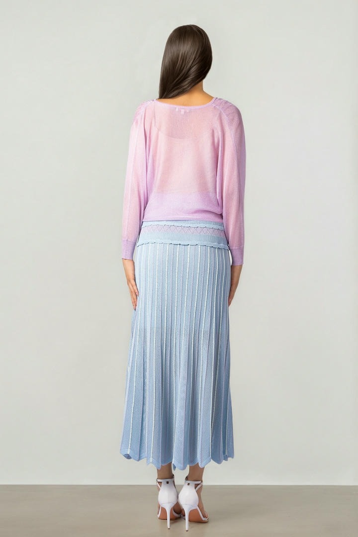 Lilac Knit Top