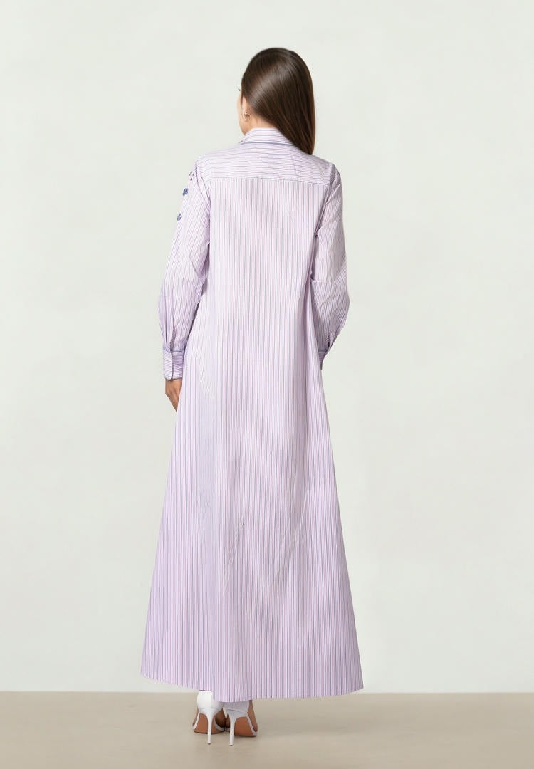 Pink Stripe Kaftan