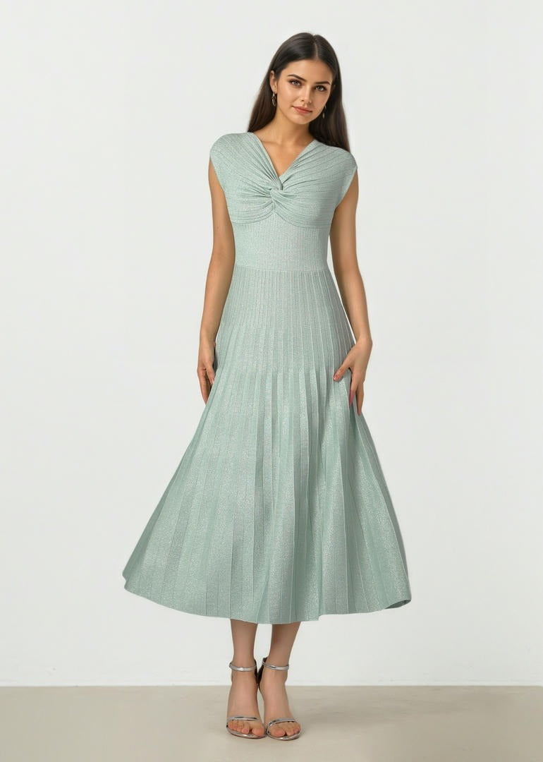 Twist Detail Knit Dress