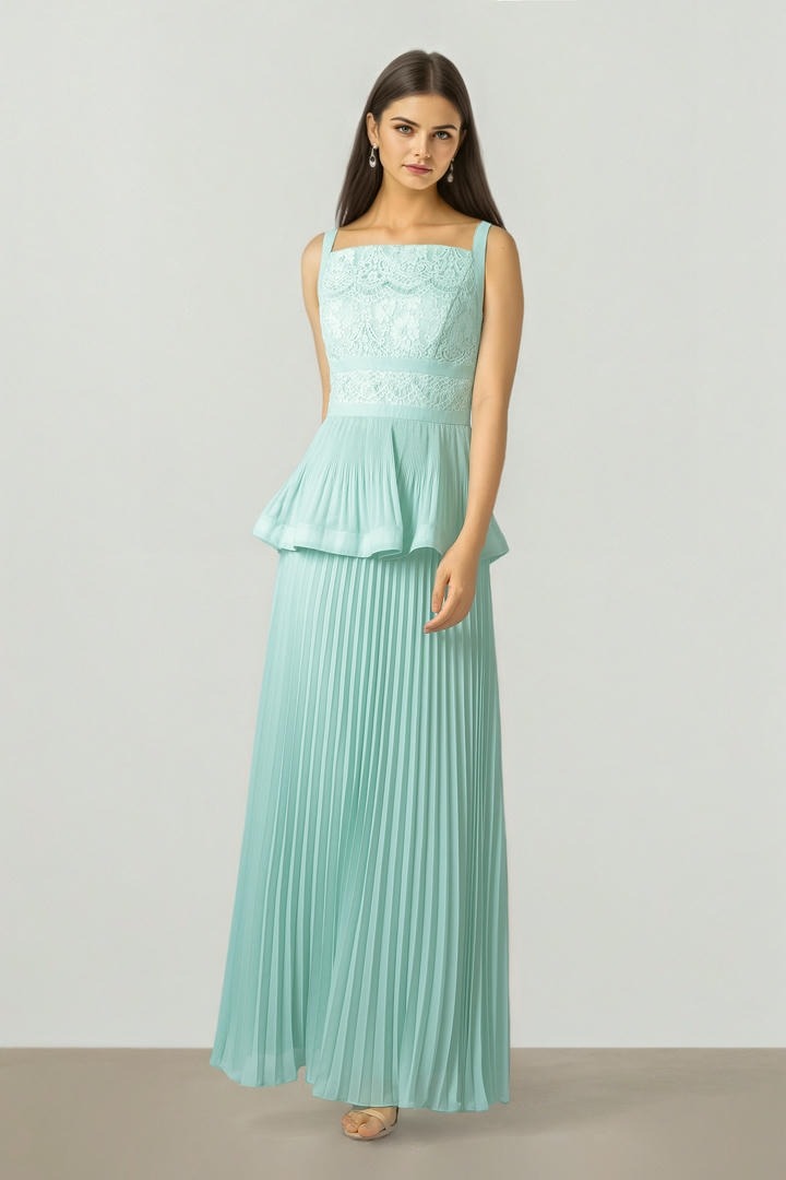 Ice Blue Maxi Dress