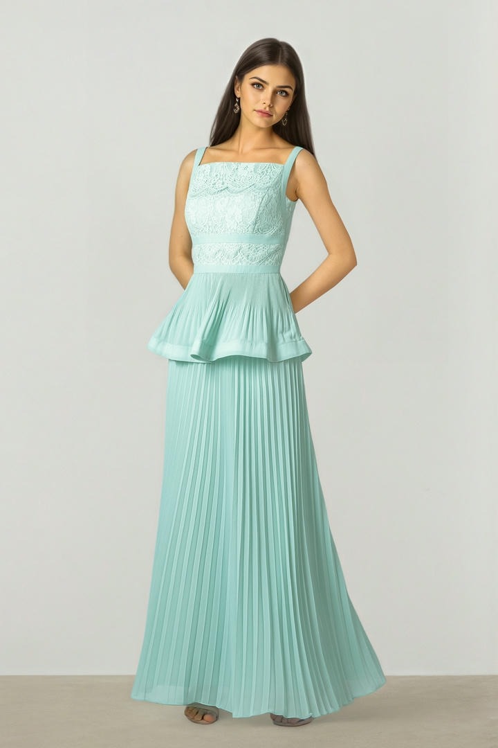 Ice Blue Maxi Dress