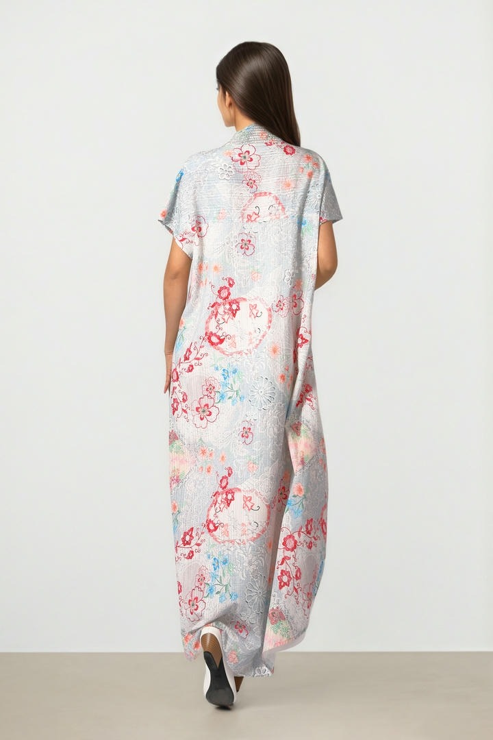 Floral Cotton Kaftan
