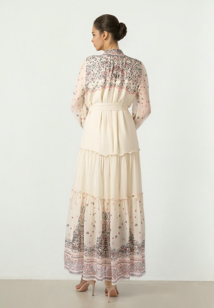 Placement Print Dress