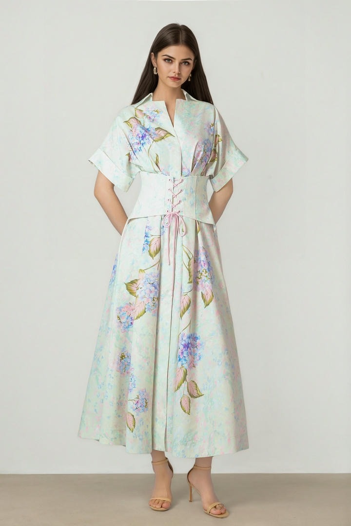 SHIRT COLLAR DRESS