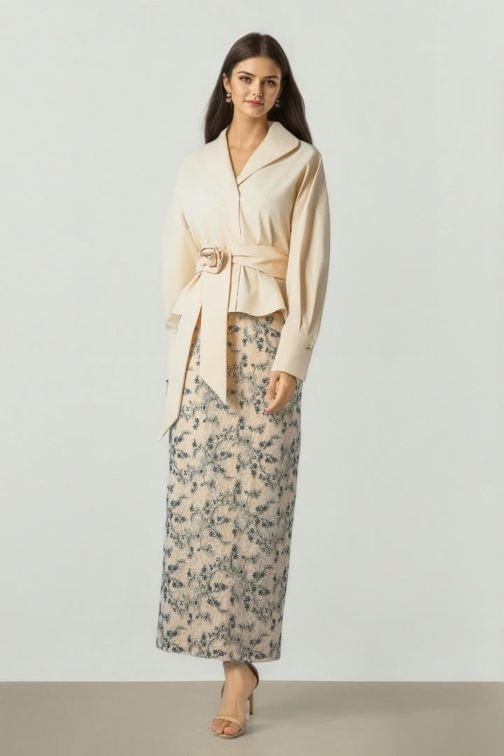 Beige Cotton Top