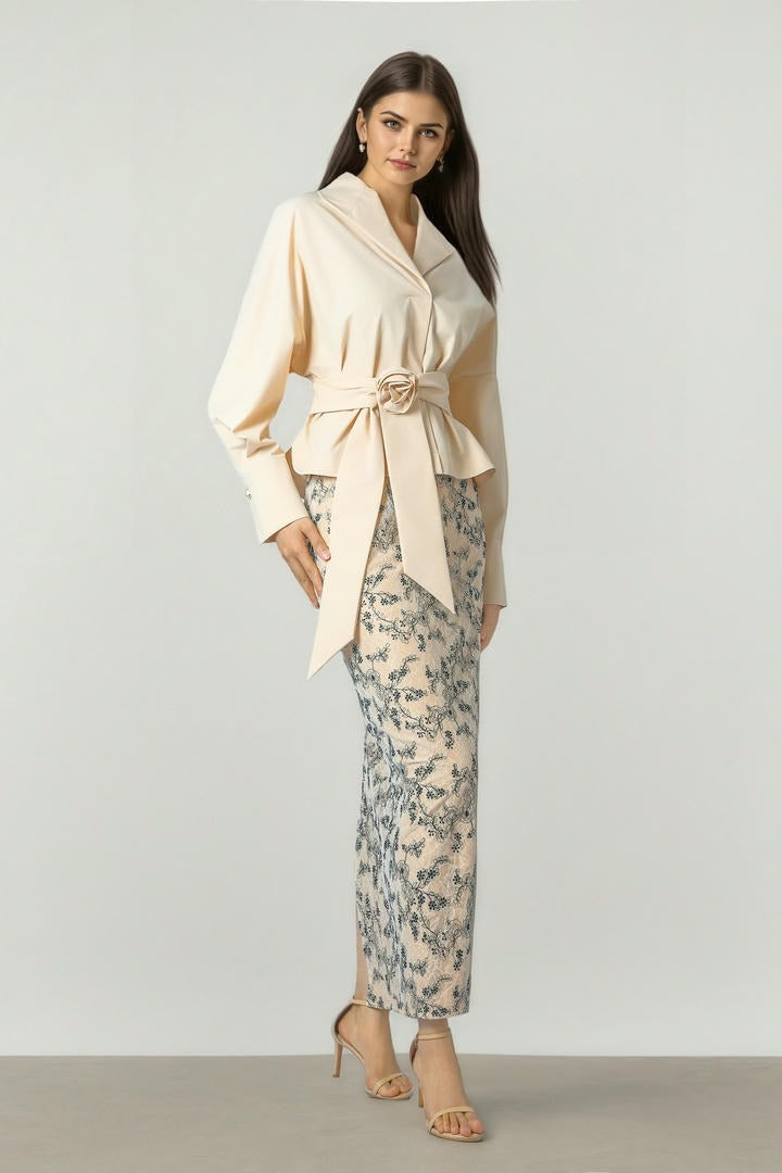 Beige Cotton Top