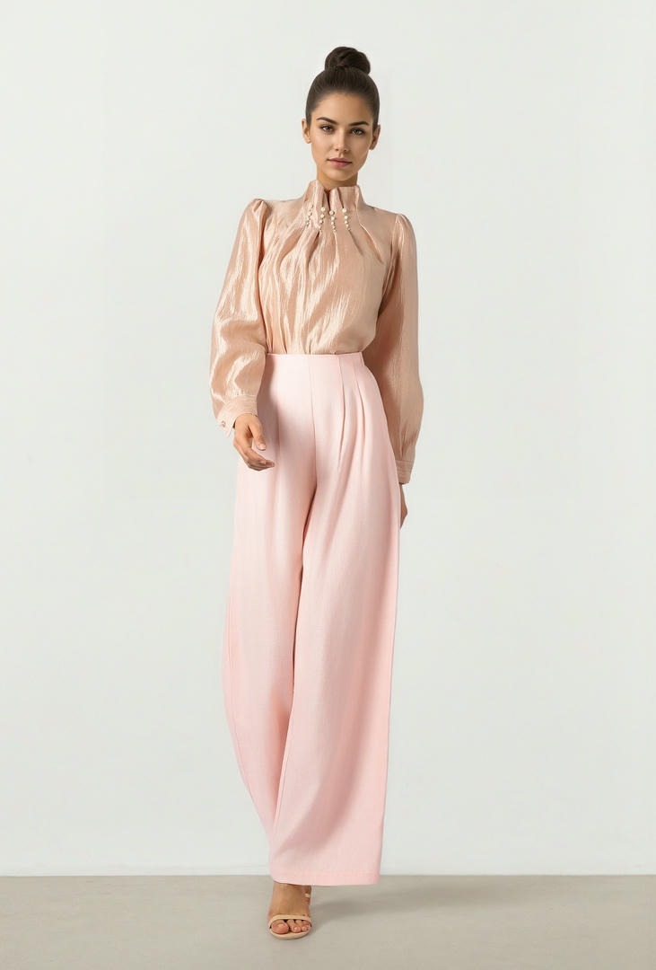 Soft Shimmer Blouse