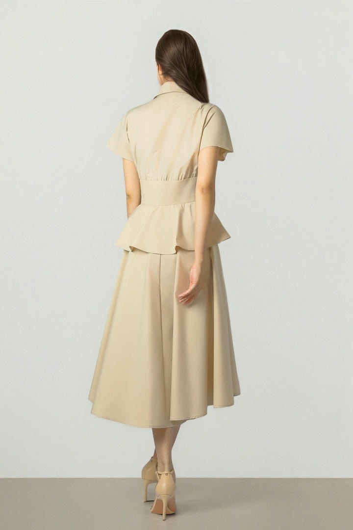 Sand Cotton Dress