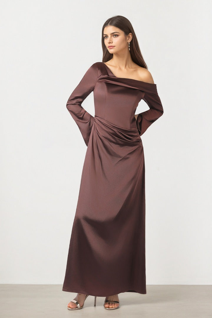 Bronze Drape Dress