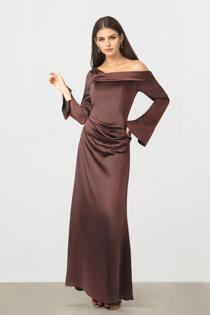 Bronze Drape Dress