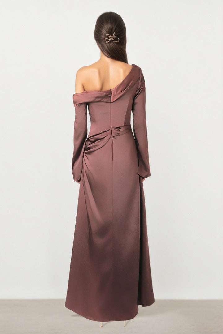 Bronze Drape Dress