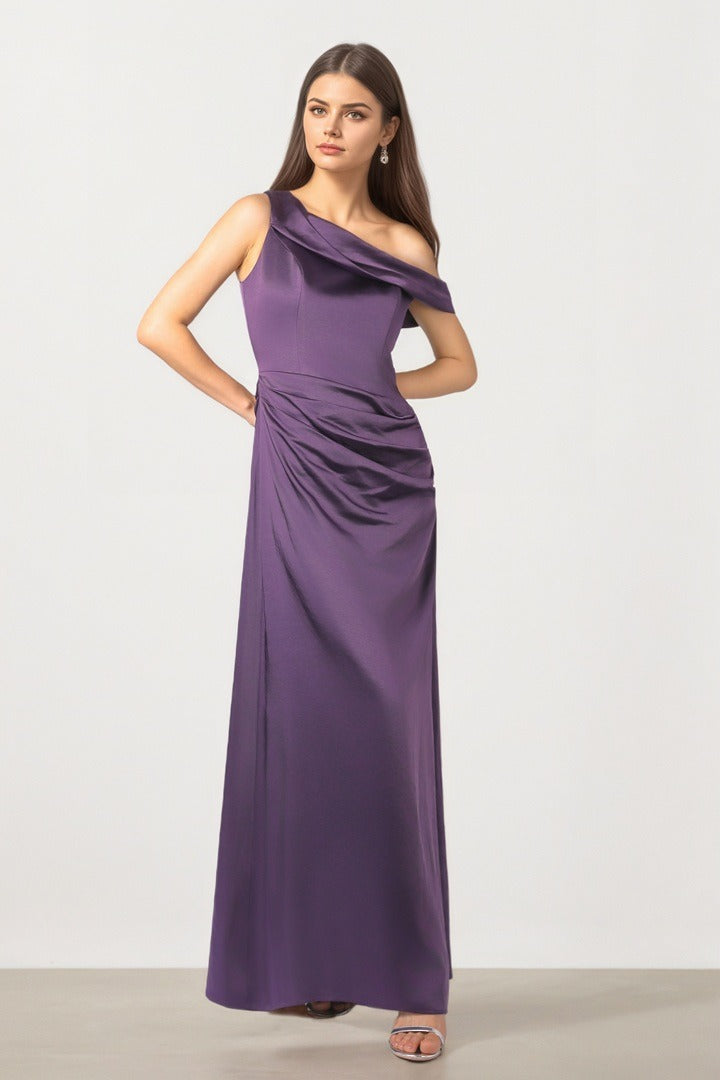 Plum Drape Dress