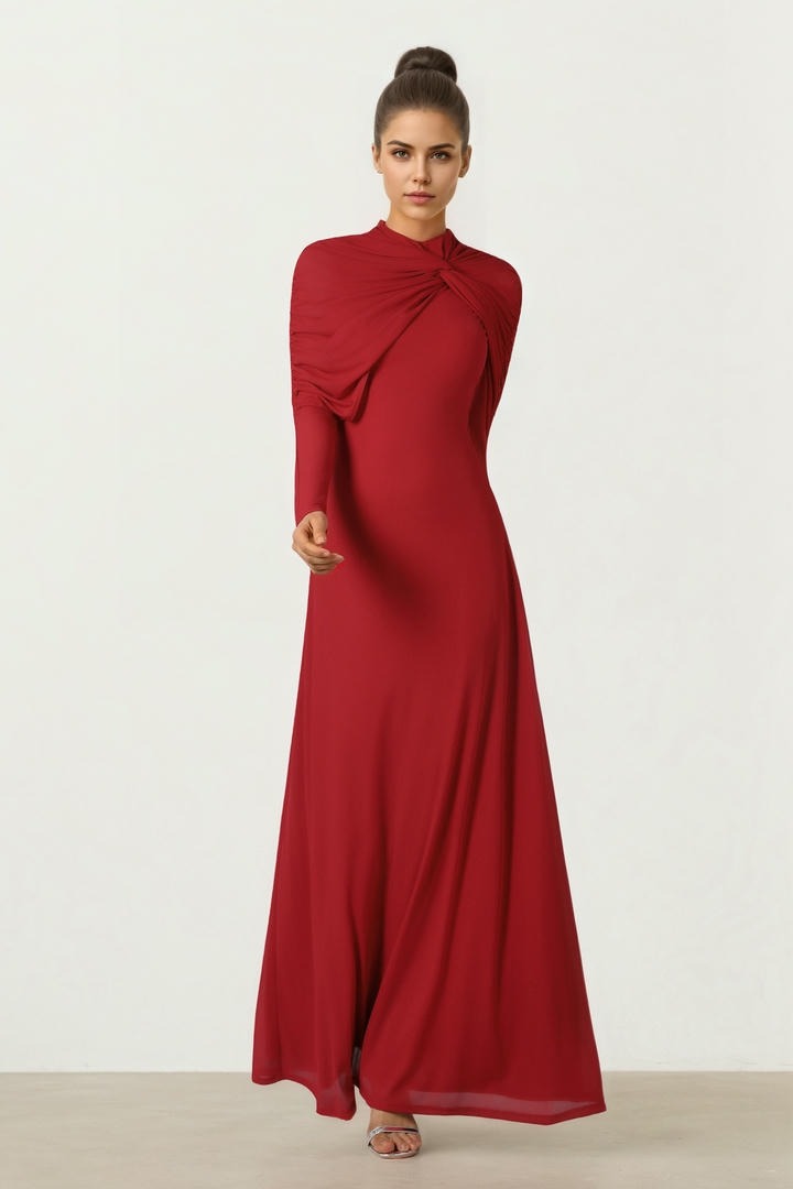 Dramatic Red Dress