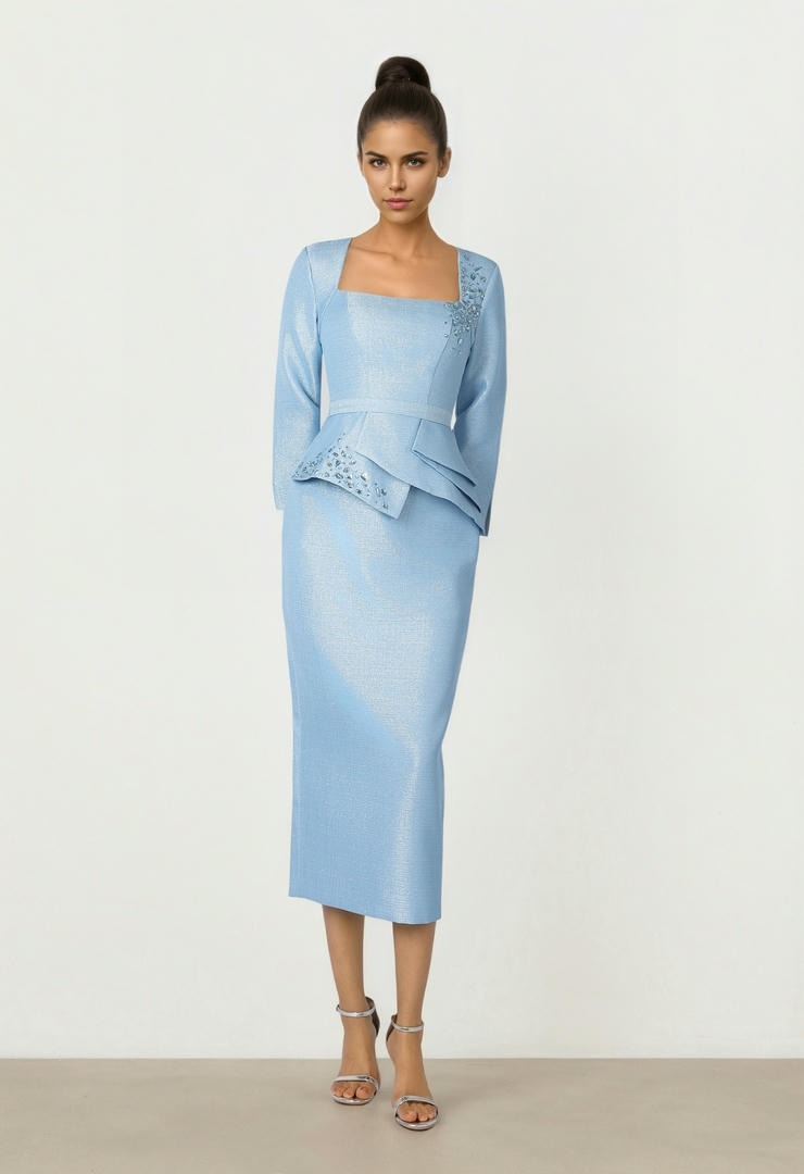 Brocade Pencil Skirt