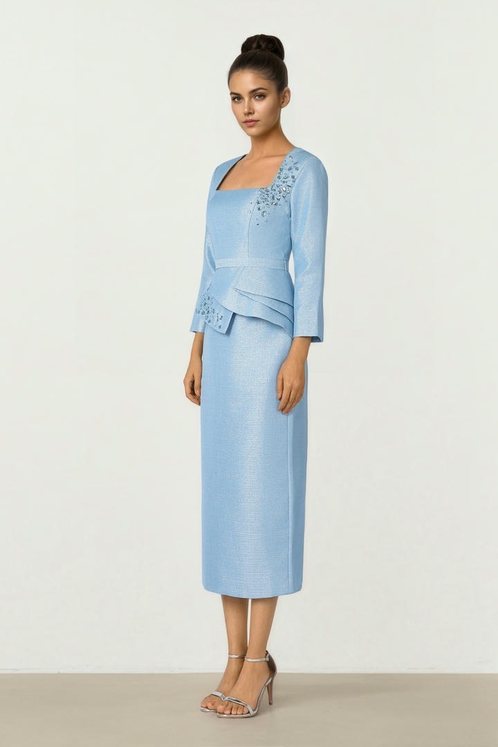 Brocade Pencil Skirt